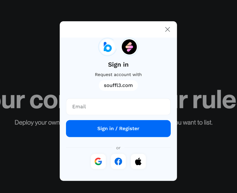 Crypto Wallet Web App - Blocto